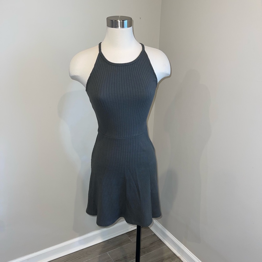 Topshop Ribbed dress